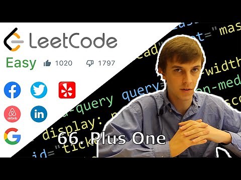 LeetCode 66. Plus One Solution Explained - Java