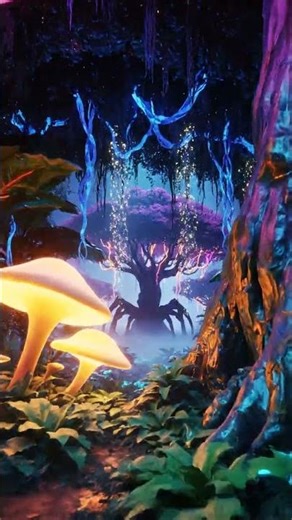 Cosmic Jungle on Another Planet 🌌🌿