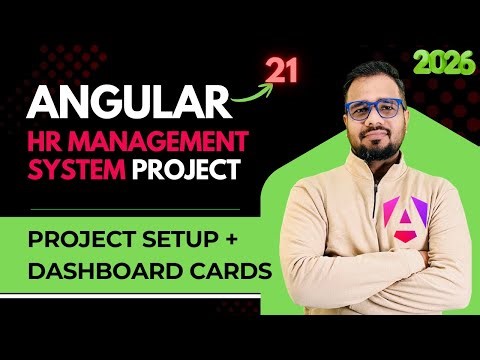#1 - HR Management System Project | Angular 21 Setup & Dashboard