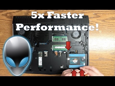 How to Replace Hard Drive w/ SSD For Alienware 15 R3 or 17 R4