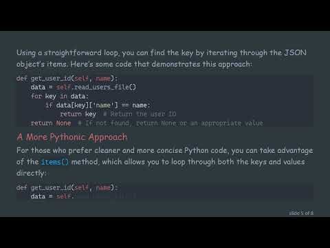 How to Find Key by Value in Python JSON