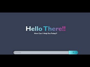 AI Chatbot Demo | Interactive Web Chatbot Using JavaScript