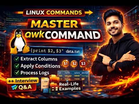 AWK Command Explained Clearly | Linux Tutorial with Real Log Examples