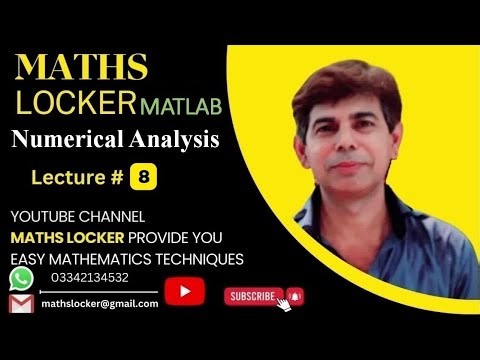 Bisection Method Coding in Matlab | Numerical Analysis | Maths Locker