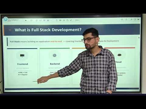 Introduction To Java Fullstack Course