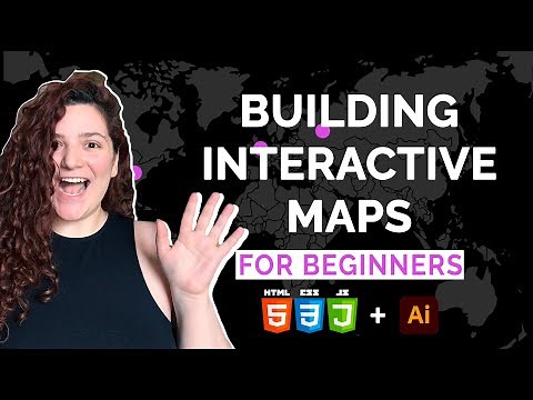 Clickable Interactive map tutorial - building & designing for BEGINNERS - HTML, CSS, JS