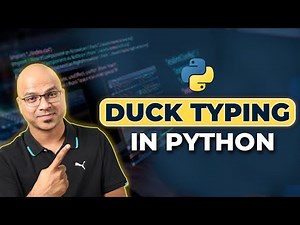 #58 Python Tutorial for Beginners | Duck Typing