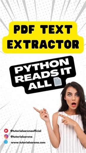 Extract Text from Multiple PDFs Using Python | PyPDF2 Tutorial #python #automation #shorts