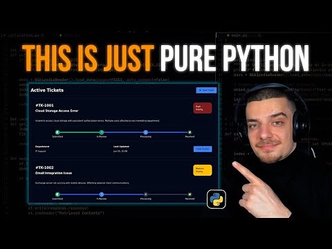 Modern Web Apps in Pure Python