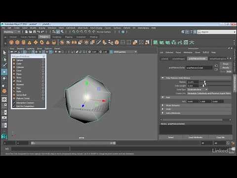 Maya Tutorial - Create polygonal objects