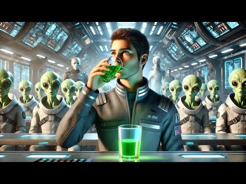 Classroom Challenge: Alien Cadets Placed Poisoned Water—Human Drank It, Aliens Frozen in Shock