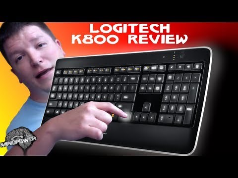 Logitech K800 Wireless Illuminated Keyboard Review - Mindpower