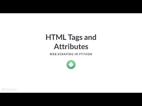Python Tutorial: HTML Tags and Attributes