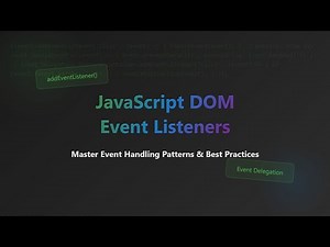 JavaScript DOM Event Listeners: A Beginner's Guide with Best Practices