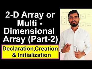 Arrays In Java - 2D Arrays (Multidimensional Arrays) by Deepak (Part 2) || Arrays for Beginners