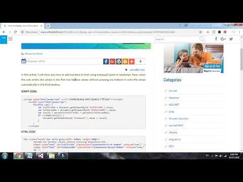 auto calculate textbox JavaScript-keyup event