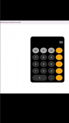 how to create a calculator in html CSS and java #shorts #graphics
