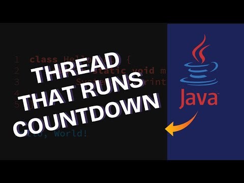 How to Create Thread That Runs Countdown in Java 2025?