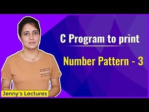 Number Pattern 3 | Printing Pattern in C | C Programming Tutorials