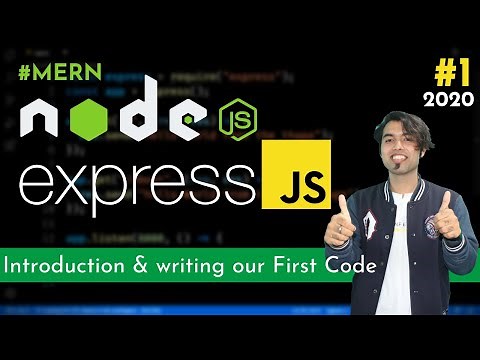 🔴 #1: Express JS Introduction, Setup, IDE & First Program in Express JS Tutorial in Hindi in 2020