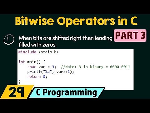 Bitwise Operators in C (Part 3)