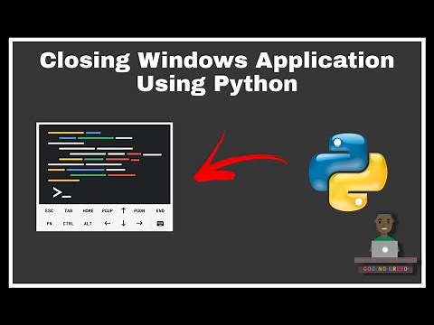 How to Close Windows Applications using Python