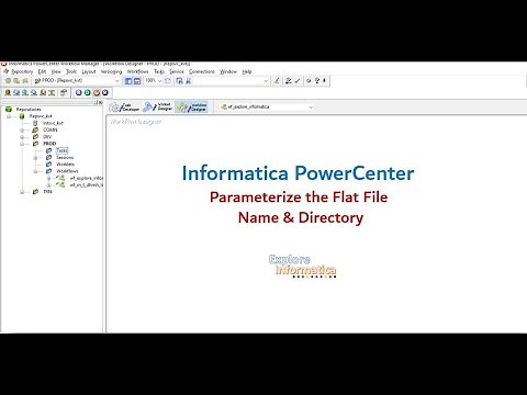 Parameterize the Flat File Name & Directory in Informatica PowerCenter