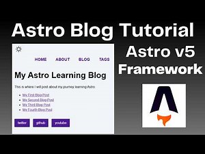 Build a Blog with Astro v5 | Step-by-Step Astro Framework Tutorial