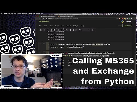 Calling MS365 or Exchange from Python - Exchange lib. And Big Screen Integrations - API Mashup!
