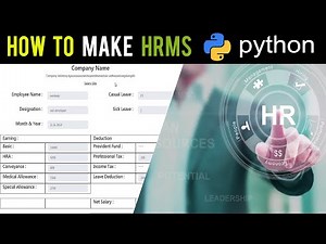 How to make HR Payroll Employee Management Software in Python