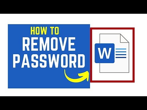 How to Remove a Password from a Microsoft Word Document
