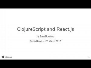 Using React.js with ClojureScript