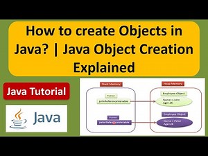 How to create Objects in Java? | Java Object Creation Explained | Java Tutorial