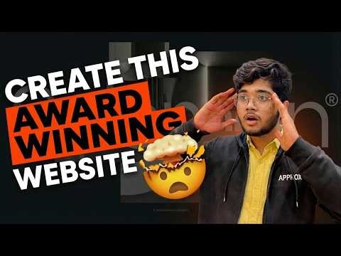 I Built an Awwwards-Winning Website From Scratch | Selemon Clone