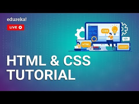 HTML CSS Tutorial for Beginners | Learn HTML & CSS | Full Stack Training | Edureka