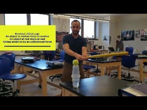 Newton's First Law Explained with simple demo