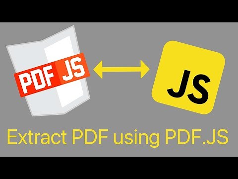 How to extract PDF Data from PDF File using PDF.js