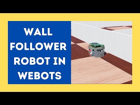Webots Tutorial Project Wall follower robot using e-puck // Controller code in Python