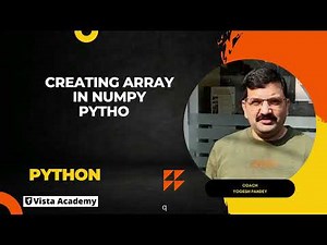 "Numpy| Python" Tutorial: Creating 1D, 2D, and 3D Arrays "