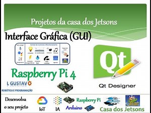 Projeto 12- Como fazer Interface Grafica(GUI) QT Creator e Raspberry Pi 4 em C/C++ - Makers Jetson