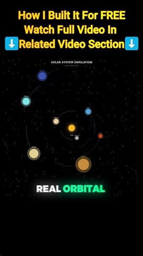 I Simulated Our Entire Solar System Using Python and Colab For FREE | #space #python