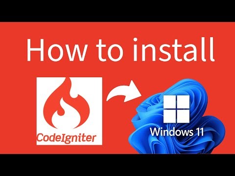 How to install and create CodeIgniter project on Windows