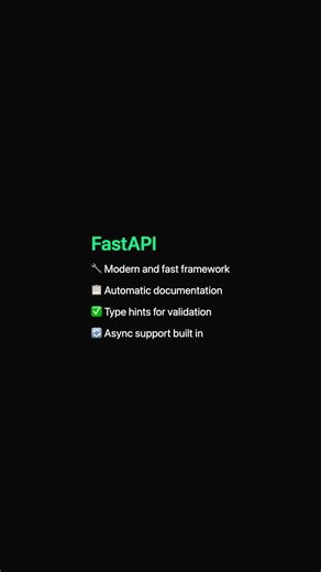 FastAPI — Python APIs Made Simple