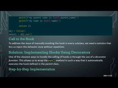 How to Add Hooks in Subclassed Methods in Python