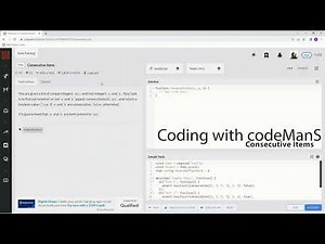 Codewars 7 kyu Consecutive Items Javascript