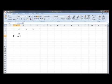 Excel VBA Topic 1.1 - Getting Started in Excel (2007)