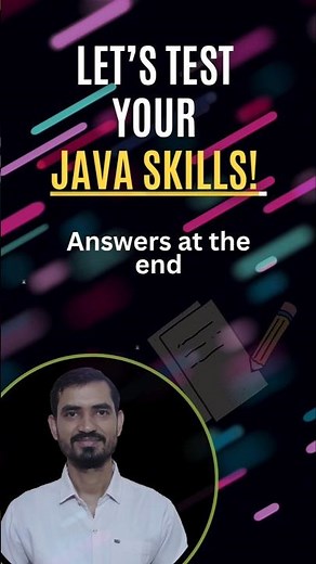 🎯 Test your Java knowledge with quick MCQs!🧠 #java #mcq #interview #viralshorts #coding #2025