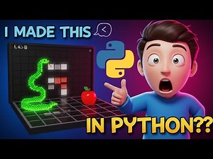 Build the ULTIMATE Snake Game in Python with Pygame 🐍 (PART 1)