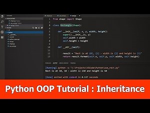 Python OOP Tutorial : Class & Inheritance