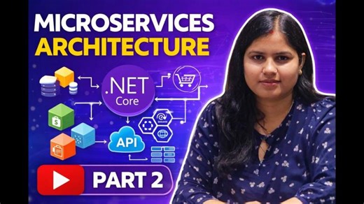 Part-2| Microservices Architecture in .NET Core | Real-Time Project Explained Step-by-Step (2026) | Indu Thakur